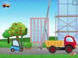 Construction Vehicles Cartoon for Children | Construction Game with Dump Trucks and Digger