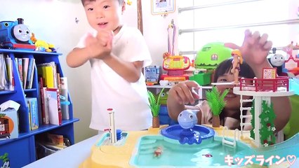 プール の おもちゃ!! 水遊びしたよ❤ Playmobil Pool プレイモービル