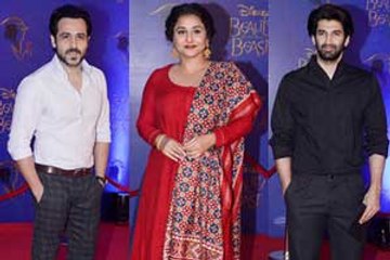 The B-town brigade watch Beauty and the Beast!