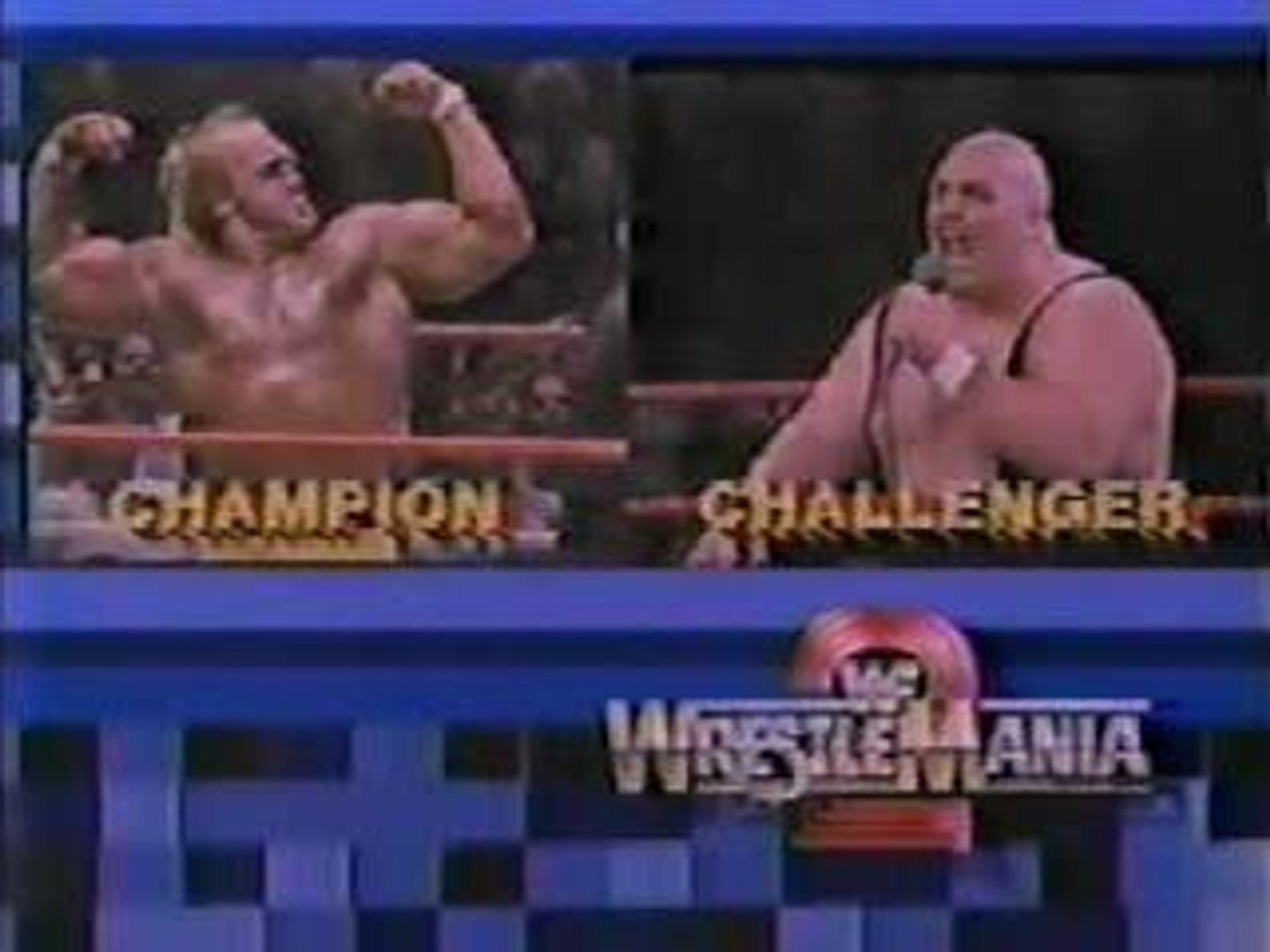 WWF Wrestlemania II - Hulk Hogan Bundy - video