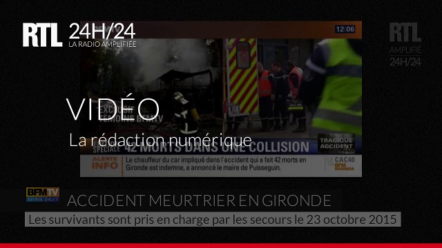 Accident en Gironde : les secours prennent en charge les survivants