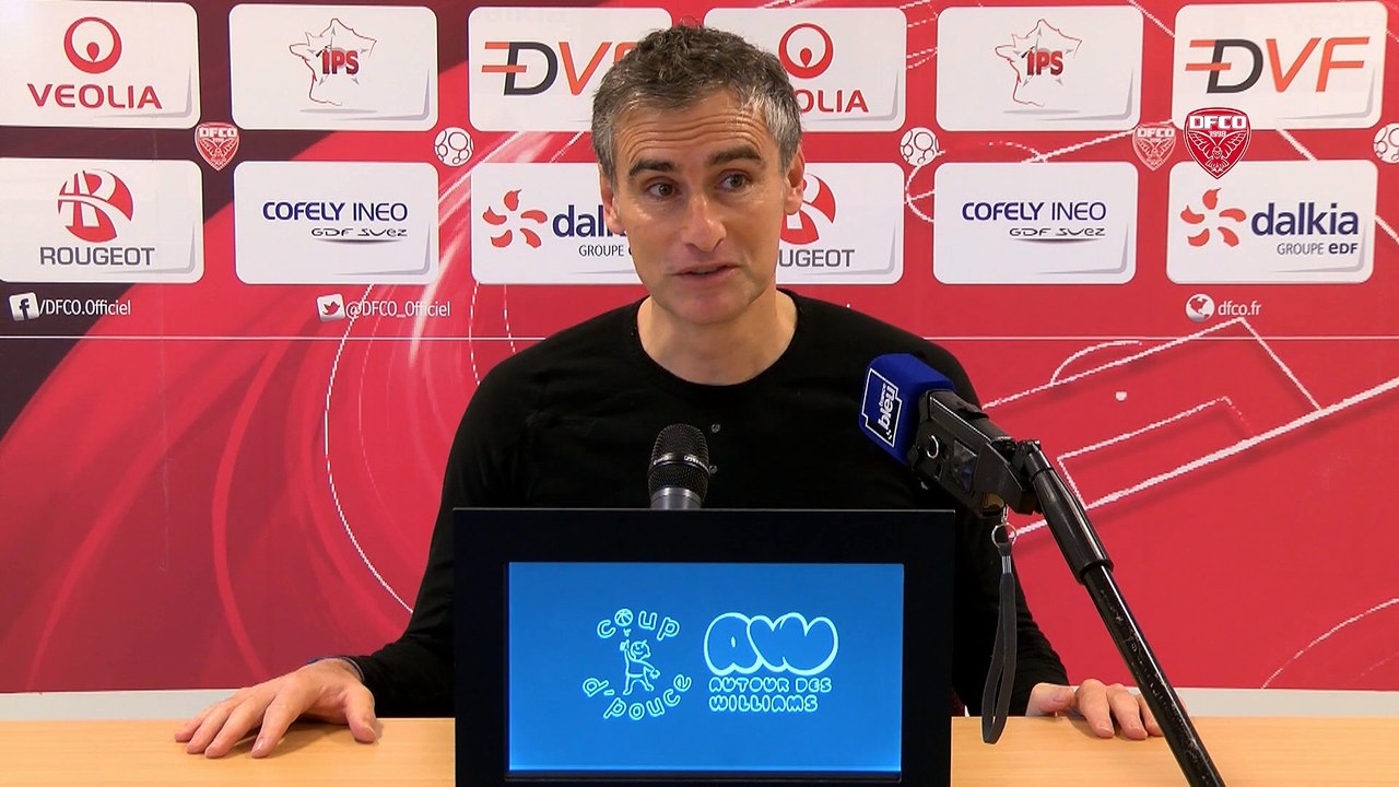 Conférence de presse d'Olivier Dall'Oglio avant Nîmes - DFCO