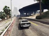 GTA V Car Wheeling Stunt Failed