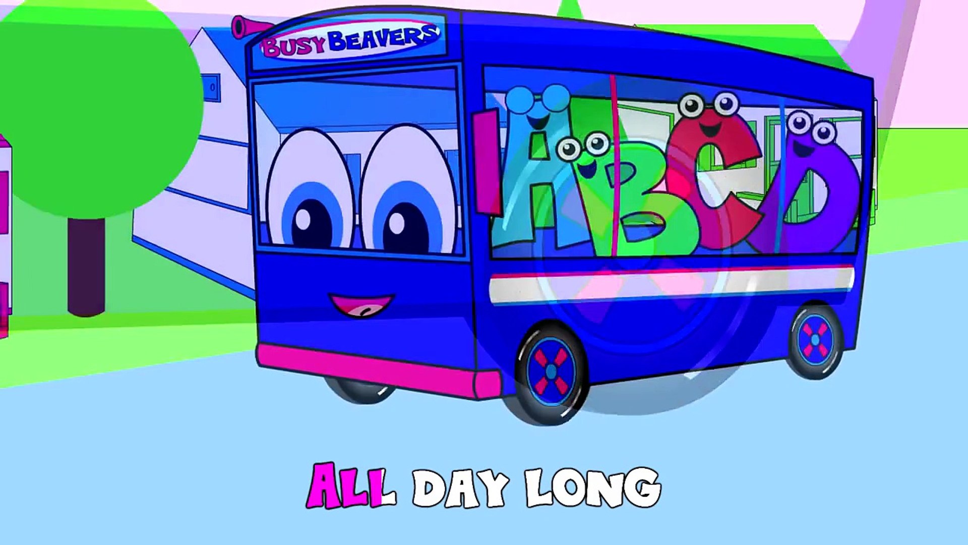 The Wheels On The Bus | Blue Bus Version | Popular Childrens Nursery Song | Little Baby R - Dailymotion