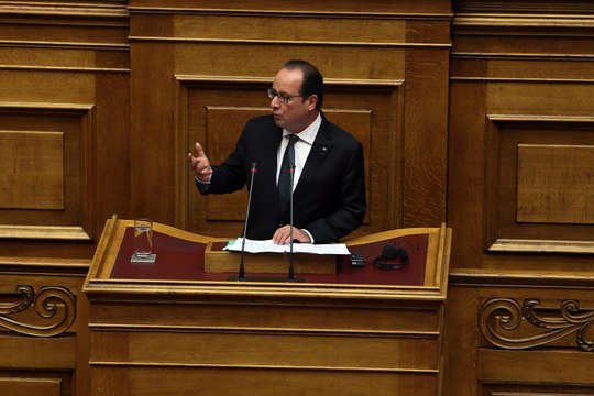 Discours devant le Parlement grec