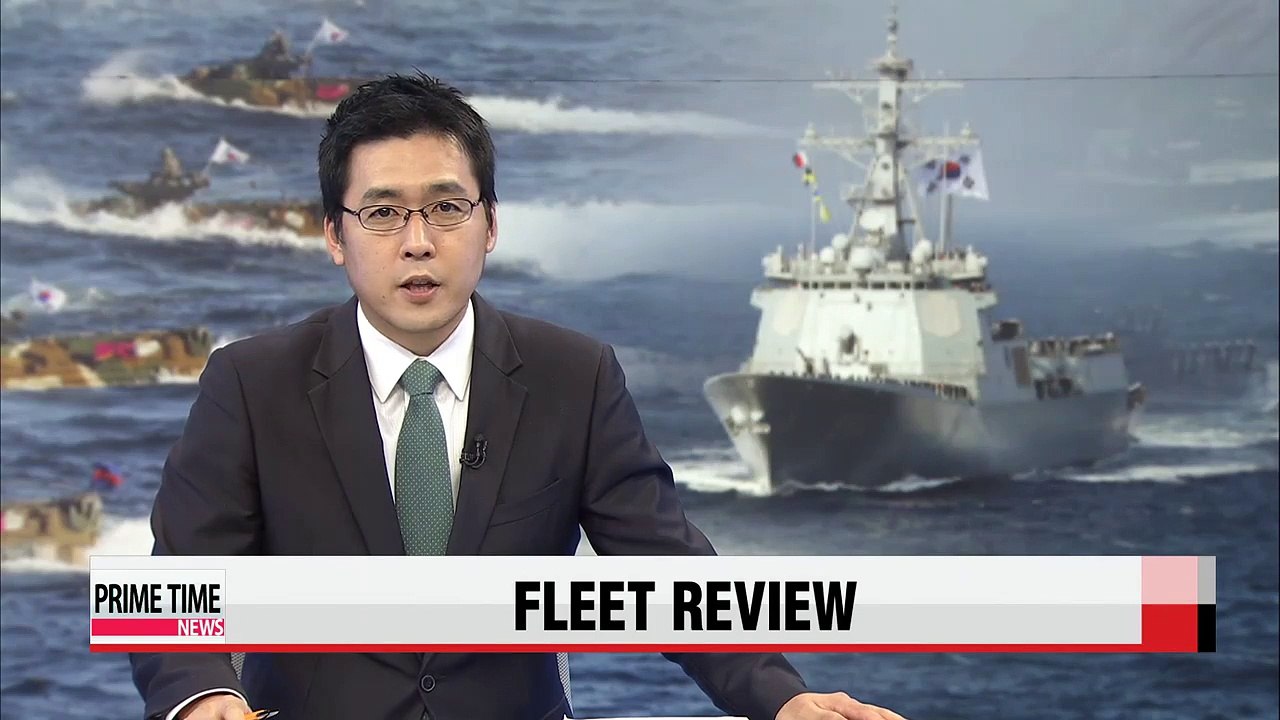 S. Korean Navy holds naval review to mark 70th anniversary