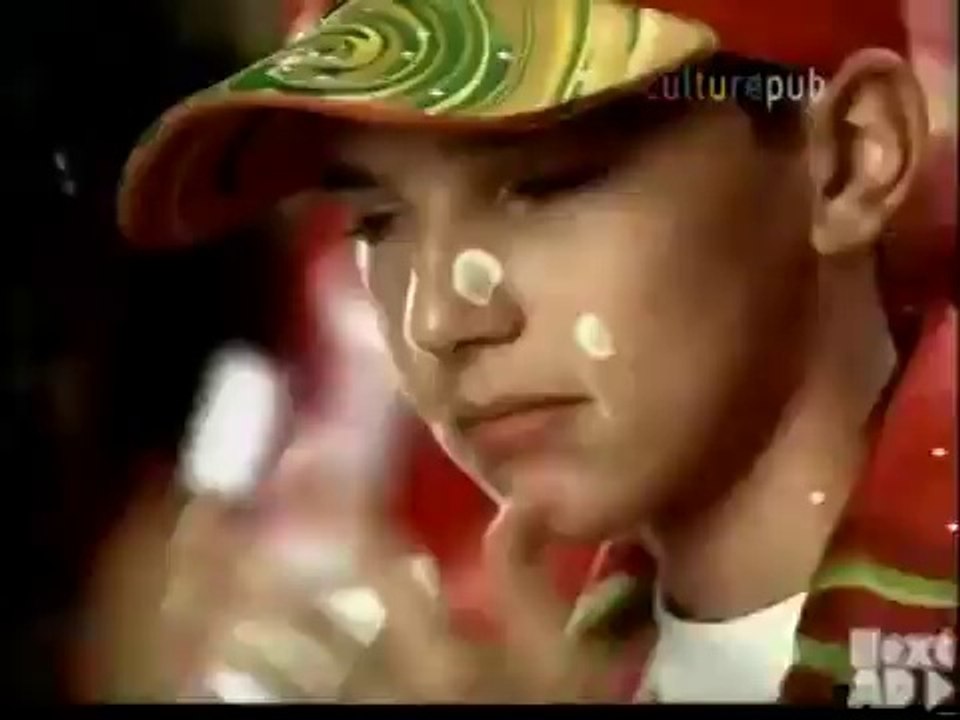 Busty brunette confuses young guy!