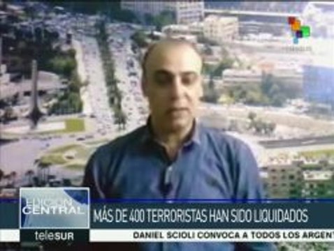Más de 400 terroristas en Siria abatidos por ejército nacional y Rusia