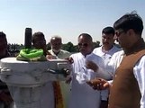 Banaskanatha Vav Panseda Narmada waters welcomed & worshipped by Shankar Chaudhary