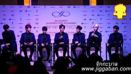 20151023 press con infinite effect INFINITE 2nd world tour in bangkok รักนะสุดติ่งกระดิ่งแมว