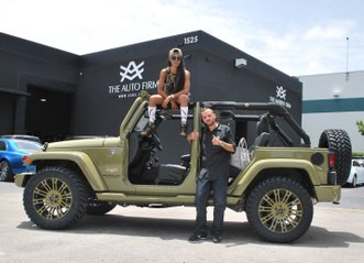 2013 Avorza Jeep Wrangler Street Edition , done for Teyana Taylor
