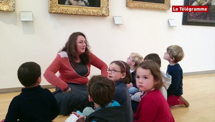 Quimper. Au musée des beaux-arts, les petits se familiarisent avec le  portrait