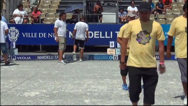Huitième de finale de l'Europétanque Département des Alpes-Maritimes à Nice 2015 : SEVILLA vs RIZZI