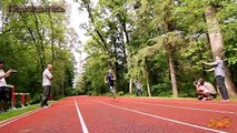 Самый быстрый в мире бегун с ампутированными ногами