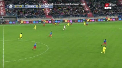 Yacine Bammou 0:1 | Caen - Nantes 23.10.2015 HD