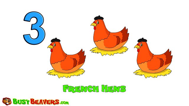 12 Days of Christmas | Busy Beavers Christmas Song, Babies, Toddlers, Preschool Sing-Along