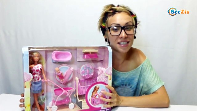 ✔ Кукла Штеффи. Открываем набор с коляской для подруги Барби - Steffi Doll and a set with carriage