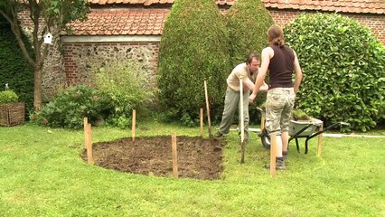 Construire bassin de jardin avec liner