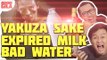 [Makan Gila] Yakuza Drink (sake)  + expired Milk + Bad Water (Crazy Eat)