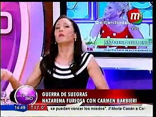 Guerra de suegras: Nazarena Vélez vs Carmen Barbieri