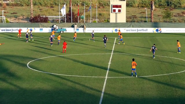 Amateur Danish footballer Anton Egholm scores an unbelievable rabona chip