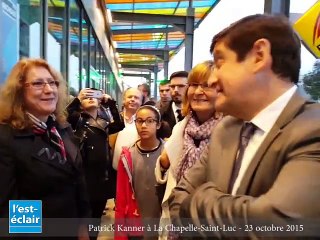 Patrick Kanner, le ministre de la Ville à La Chapelle-Saint-Luc