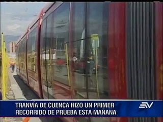 El tranvía de Cuenca hizo su primer recorrido