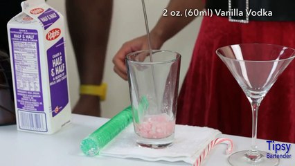 The Real Candy Cane Cocktail Tipsy Bartender