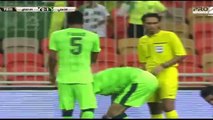 هدف الأهلي في مرمى الاتفاق بكأس ولي العهد السعودي