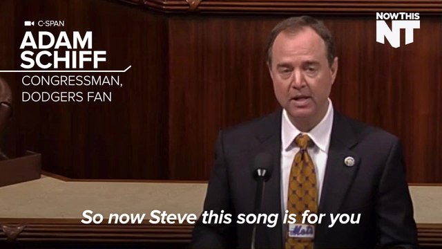 Dodger Fan Congressman Loses Bet, Sings 'Meet The Mets'