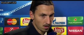 PSG vs Real Madrid 0 - 0 - Zlatan Ibrahimovic post-match interview