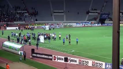 Raja vs Mat , لقطة الأسبوع الجمهور الرجاوي يهنئ تطوان