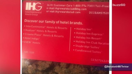 InterContinental Hotels Group prints phone sex number on customer loyalty cards