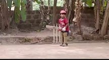 Three Years Old Boy Showing His Classical Batting Skills. Viral Video