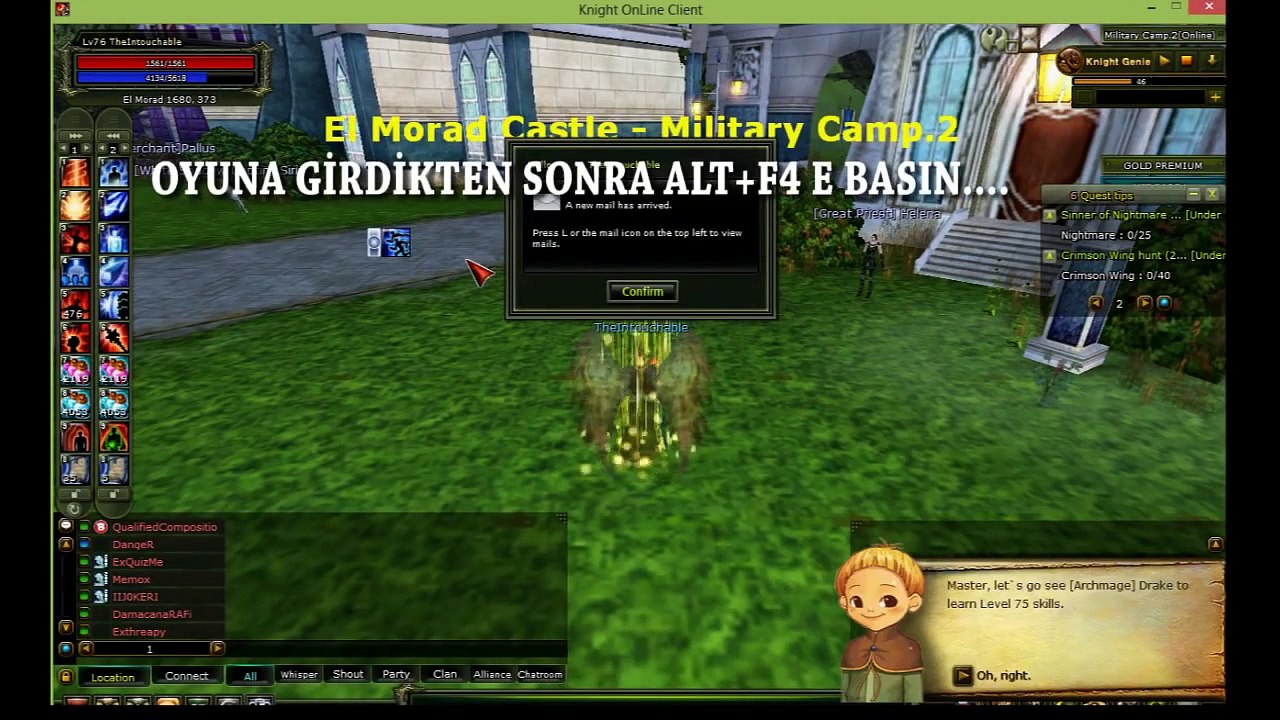 Knight Online Midgard 1 Dc siz Giriş TheIntouchable