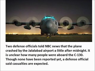 American transport plane crashes in Afghanistan
