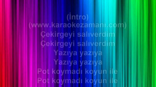 Oğuz Yılmaz - Çekirge - 2011 TÜRKÇE KARAOKE