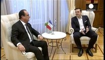 دیدار رئیس جمهوری فرانسه و نخست وزیر یونان