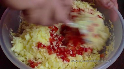 Cheese patties cook with faiza