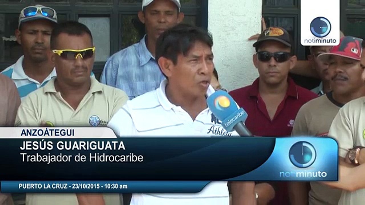 Trabajadores de Hidrocaribe exigen pagos atrasados