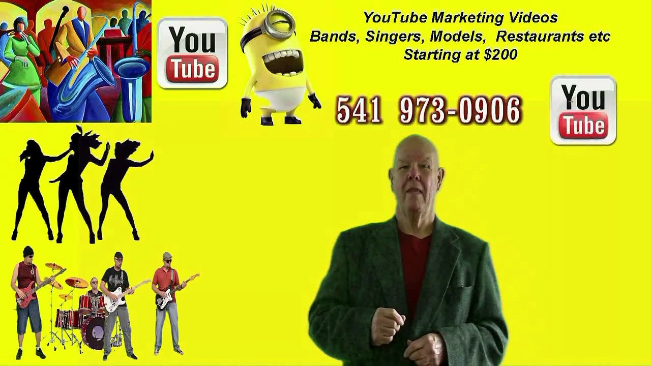 SINGERS MUSIC BANDS YOUTUBE MARKETING VIDEOS MEDFORD OREGON