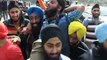 Protest by sikhs and kashmiris