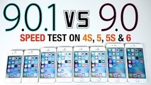 iOS 9.0.1 VS iOS 9.0 Speed Test on iPhone 6, 5S, 5 & 4S Is iOS 9.0.1 Faster?