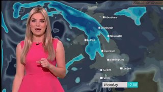 Sian Welby - Weather (Channel 5 UK) (7th January 2013)