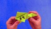 Cómo hacer una rana saltarina de papel. Papiroflexia. Origami. Animales de papel