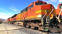 BNSF & UP Trains in Tehachapi, Mojave, ext. (November 16th, 2014)