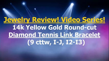 Jewelry Online Review! Diamond Tennis Link Bracelet  (9 cttw, I-J, I2-I3)