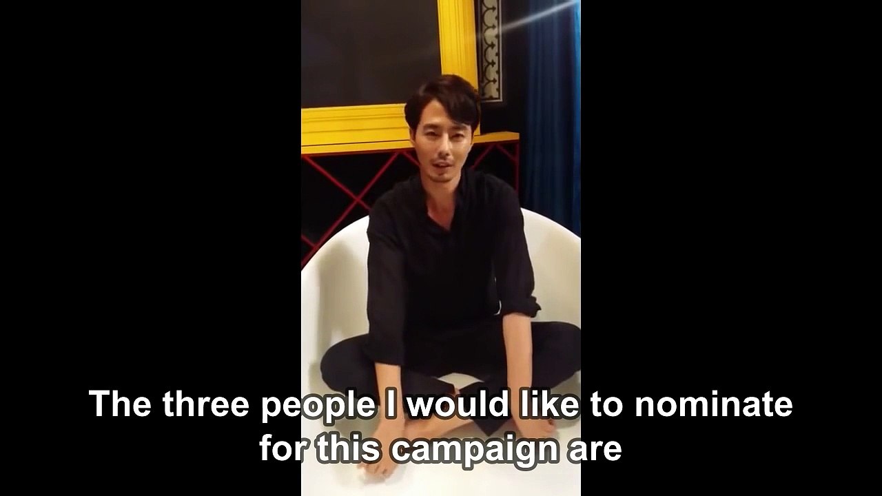 Jo In Sung Ice Bucket Challenge! (English)