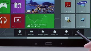 How to control your PC from your Samsung PRO series tablet through the Remote PC app
