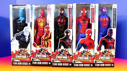 Tải video: Marvel Ultimate Spider man Web Warriors Titan Hero Series Ultimate Iron Spiderman 2099